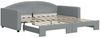 vidaXL Tagesbett Ausziehbar Hellgrau 100x190 cm Stoff 3197265 Bild 2
