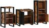 vidaXL Badezimmermöbel-Set mit Regal 3 pcs Massives upgecyceltes Holz 3305613 Bild 3
