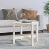 Couchtisch, Sofatisch Weiß Ø 62,5x45 cm Massivholz Kiefer Bild 2