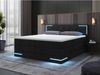 wonello Boxspringbett Arizona, mit LED Beleuchtung und Topper, wahlweise mit Bettkasten Bild 2