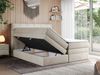 Boxspringbett, Polsterbett, Bett, Schlafzimmer - ERNI-KING - 180x200cm - Beige Velours - H4 Bild 2