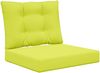 vidaXL Sofakissen für draußen 2 pcs Grün Polyester 900783 Bild 2