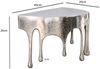 Wandregal 45cm Aluminium Silber Tropfen Optik - Ausgefallenes Hängeregal Metall - Design Drops Schweberegal Alu - Modernes Wandboard Dekoregal Handmade Bild 3