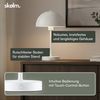 skølm 'Aeriala' LED-Tischlampe kabellos, mit USB-C aufladbar, inkl. 3 Helligkeitsstufen, weiß, warmweißes Licht (Energieklasse G) Bild 3