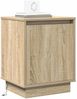 vidaXL Nachttisch Sonoma-Eiche 39 x 34,5 x 50 cm Holzwerkstoff 869598 Bild 3