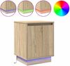 vidaXL Nachttisch Sonoma-Eiche 39 x 34,5 x 50 cm Holzwerkstoff 869598 Bild 2