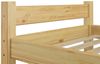 Einzelbett Gästebett Bettrahmen Kiefer natur 80x200 Futonbett Massivholz Rollrost 60.36-08 Bild 5