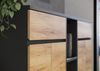 Germania Rollcontainer 4264-549 GW-Lissabon, in Graphit/Eiche, griffloses Design, 41 x 60 x 50 cm (BxHxT) Bild 5