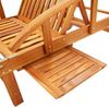 vidaXL Sonnenliegen 2 Stk. mit Tisch und Auflagen Massivholz Akazie 3077355 Bild 5