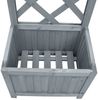 vidaXL Spalier mit Blumenkasten 40x30x135 cm Massivholz Tanne 310037 Bild 3