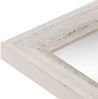 WANDStyle Wandspiegel H640 aus Massivholz in Weiß 56 x 66 cm im Stil Shabby-Chic Bild 4