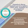 Taschenfederkernmatratze Ortho Strong, Beco, 20 cm hoch, 2 Härtegrade in 1 Matratze, 100 Nächte Probeschlafen Bild 3