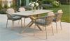 Gartentisch Como, Aluminium, Beige, 220 x 75 x 100 cm Bild 5