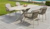 Gartentisch Como, Aluminium, Beige, 220 x 75 x 100 cm Bild 4