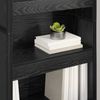 vidaXL Bücherregal 2 pcs Schwarz Eichen-Optik 60 x 30 x 189,5 cm 3402998 Bild 4
