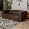 Bronx71 Ledersofa Memphis 2,5-Sitzer braun Bild 5