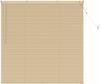 vidaXL Jalousie Hellbraun mit Muster 150 x 160 cm 25 mm PVC 42003770 Bild 2