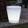Beleuchteter Pflanzkübel 2er Set Outdoor LED Blumentopf Ø 37cm Terrassenleuchten Bild 4