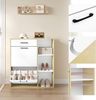 Woltu Schuhschrank (1-St) Schuhkipper mit 2 Klappfächern, platzsparend Bild 2