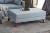 Eckschlafsofa, 'Bella', 85 x 140 x 205, Blau Bild 3