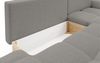 AX LIVING Ecksofa mit Schlaffunktion Hosio 288 cm in modernem Grau Rechts Bild 5