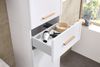 Pelipal Badmöbel-Set, Quickset 383, Weiß Matt - Waschbeckenunterschrank, Spiegelschrank, Hochschrank, Unterschrank Bild 5