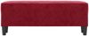 vidaXL Sitzbank Weinrot 100x35x41 cm Samt 349425 Bild 3