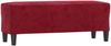 vidaXL Sitzbank Weinrot 100x35x41 cm Samt 349425 Bild 2