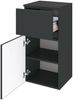 Badezimmer-Set >Baabe< (5-teilig) in Grau-Matt Graphit - 210x47cm (BxT) Bild 5