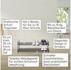 Raburg Schuhregal Schuhständer, Metall, praktischer Schuh-Organizer, Schwarz, Easy-Shoe, platzsparende Schuhaufbewahrung, für Flur, Wohnzimmer, Schlafzimmer Bild 2