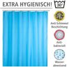 WENKO Duschvorhang Uni Light Blue Breite 180 cm, Höhe 200 cm, Polyester, waschbar Bild 4