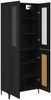 vidaXL Highboard Schwarz Eichen-Optik 69,5 x 34 x 180 cm Holzwerkstoff 3403582 Bild 5