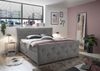 Boxspringbett >Villano< Liegefläche 180x200cm, GEL-Topper, Dark Grey - 231x203x114 (LxBxH) Bild 2