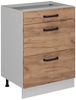 Küchenfront R-Line Goldkraft Eiche 59.6 x 70.4 cm Möbelfront für den Schubladenunterschrank Vicco Bild 5