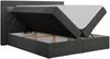 Boxspringbett - Doppelbett mit Multipocket-Matratze und LED - GOLD-6 - 160x200cm - Dunkelgrau Stoff - H3 Bild 4