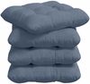 vidaXL Sitzkissen 4 pcs Blau 40 x 40 cm Cordstoff 42015098 Bild 2