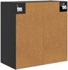vidaXL Wandschrank Schwarz 59 x 31 x 60 cm Holzwerkstoff 899086 Bild 5