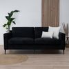 Bronx71 Sofa 3-Sitzer Orlando Stoff schwarz Bild 3