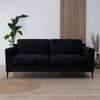 Bronx71 Sofa 3-Sitzer Orlando Stoff schwarz Bild 2