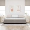 vidaXL Boxspringbett mit Matratze Taupe 200 x 200 cm Stoff 3398518 Bild 3