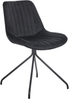 Esszimmerstuhl 2er Set NAVASOTA Samtstoff Schwarz Bild 4