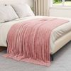 vidaXL Überwurfdecke Rosa 200 x 150 cm Fleece 42016862 Bild 3