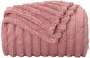 vidaXL Überwurfdecke Rosa 200 x 150 cm Fleece 42016862 Bild 4