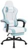 Woltu Gaming-Stuhl (1 St), mit Massagefunktion, ergonomisch, 150 kg, Netzstoff Bild 4