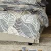Irisette Feinbiber Bettwäsche Koala 135x200 Blätter grün natur grau gold 8628-30 Bild 4