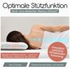 Blumtal Nackenkissen Nackenstützkissen aus Memory Foam, Oeko-TEX® Zertifiziert, Ergonomisches Kopfkissen mit Waschbarem Bezug Bild 4