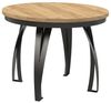 Compleo Esstisch Ausziehbarer Esstisch im Loft-Stil, 100-180 cm, Metallgestell, LUGO, Einzigartiges Design Bild 4