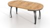 Compleo Esstisch Ausziehbarer Esstisch im Loft-Stil, 100-180 cm, Metallgestell, LUGO, Einzigartiges Design Bild 3