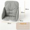 Totsy Baby Sitzverkleinerer Hochstuhl Baby Sitzkissen - Kinder Sitzauflage für Hauck und Stokke Bild 2