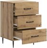 vidaXL Nachttisch Artisan-Eiche 43 x 41 x 66,5 cm Holzwerkstoff 894794 Bild 3